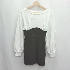 ◇ ⊇ LIP SERVICE リップ サービス 長袖 ミニ丈 ワンピース サイズF ブラック系 レディース E  【1501160031570】