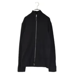 Maison Margiela (メゾンマルジェラ) 22AW Drivers Knit SI1HA0013 S17781 ドライバーズニット ジップアップ ジャケット ブラックのサムネイル