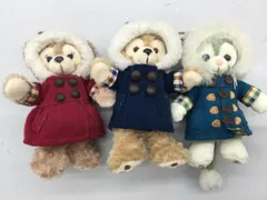 Disney ディズニー ダッフィー ぬいぐるみバッジ 3体