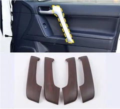 【送料無料】ランドクルーザープラド 150系 18-20後期用 ドアハンドルカバー 木目調 ドアプロテクター ガーニッシュ 4点セット カスタムパZX02週末セール