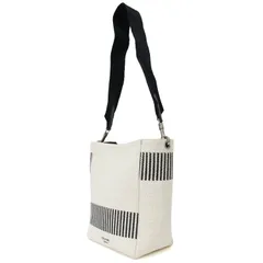 美品 CELINE セリーヌ バッグ ショルダー 肩掛け ナチュラル ブラック フック ライン SANGLE SMALL BUCKET フィービー期 コットン 綿 ビスコース ナイロン レザー 鞄 カバン 【レディース】のサムネイル