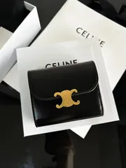 新品 セリーヌ CELINE 財布 三つ折り財布 金具
