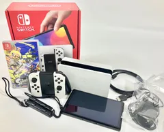 【通電可】Nintendo ニンテンドー Switch スイッチ 有機EL HEG-001 ゲーム機 スプラトゥーン3 ゲームソフト ホワイトカラー
