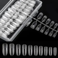 【人気商品】長さだしチップ ネイル延長 付け爪 ジェルチップ つけ爪 クリア 超薄型 無痕 240枚セット マニキュア クリアチップセット ネイル ネイルアート オーバル サンディング不要 ネイルチップ 透明 収納ケース付き Annhua