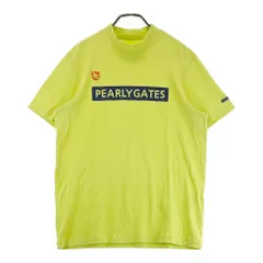 サイズ：6 PEARLY GATES パーリーゲイツ  ハイネック 半袖Tシャツ  イエロー系 [240101430856] ゴルフウェア メンズ ストスト
