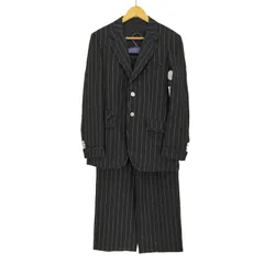 ポールスミスコレクション Paul Smith COLLECTION ストライプ 背抜き 2B リネン100 テーラードジャケット ボタンフライ ワイド スラックス セットアップ  メンズ JPN：L のサムネイル