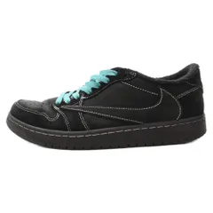 NIKE (ナイキ) ×TRAVIS SCOTT AIR JORDAN 1 LOW OG SP BLACK PHANTOM トラヴィススコット エアジョーダン1ブラックファントム ローカットスニーカー US9/27.0cm DM7866-001のサムネイル