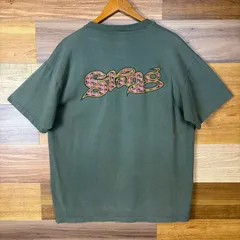 USA製 90s STING グラフィック デザイン T-sh Tシャツ サイズ メンズ XL シングルステッチ アメリカ製 90年代 VINTAGE ビンテージ ヴィンテージ ストリート アメカジ 古着 r25092401【Tシャツ】/グリーン