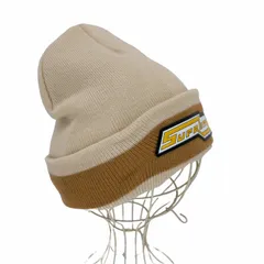 シュプリーム Supreme Cuff Stripe Beanie メンズ FREE 