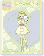 【中古】キャラカード 緑風ふわり×ポチャッコ 「アクリルカード プリパラ10周年×サンリオキャラクターズ 01.等身イラスト」