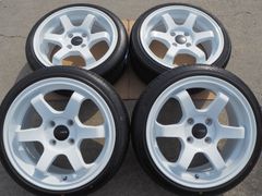 ホワイト8本スポーク 165/50R15 7J+30 軽トラ 軽箱 カスタム - メルカリ