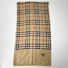 新品ダグ付き✨バーバリー Burberry 大判 ノバチェック シルク