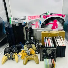 【❗️✨お宝セット✨❗️】PS1/PS2本体5台＋ソフト11本＋コントローラー7個 ジャンク特価