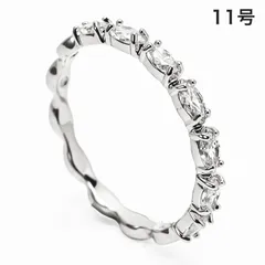 【美品】SWAROVSKI✴Vittore Half XL リング#55 Swarovski Vittore XL Ring, Rhodium Plated and White Crystals