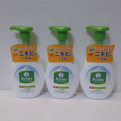 メンソレータム アクネス 薬用ふわふわな泡洗顔  160mL(本体)×3