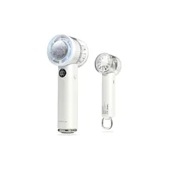 CICIBELLA ハンディファン 冷却プレート 手持ち扇風機 強力 超高速大風量 瞬時冷感 軽量 携帯扇風機 Type-C充電式 クーラー機能 液晶画面 残量表示 長時間稼働 暑さ対策 1～100段階風量調整 小型 旅行 キャンプ アウトドア 通勤通学  0