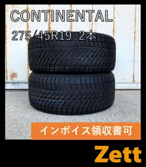 タイヤ 2本 245/45R19コンチネンタル PREMIUM 室内保管