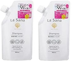 ラサーナ La Sana 海藻 海泥 シャンプー つめかえ用 (380mL) 詰め替え用 ２個セット ヤマサキ