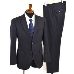 5XF113】麻布テーラー 2パンツ 2つボタン シングルスーツ M YA5 ダークグレー ノータック 極 定番 人気 O183-ZA11 合物 春秋 【中古】【メンズビジネス】202505