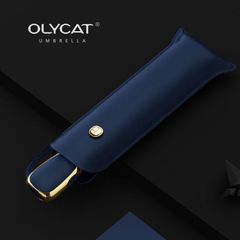 折りたたみ傘 Olycat 晴雨兼用　UPF+50 防水 ワンタッチ　紺