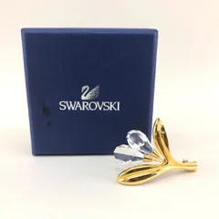 スワロフスキー　ブローチ　フラワーモチーフ　7.0g 箱付き