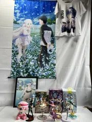 MO-00020 Re:ゼロから始める異世界生活 Re:ゼロ レム ラム まとめ売り リゼロ Tシャツ Lサイズ  フィギュア全7体