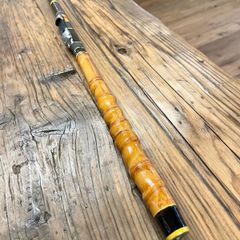 ②テトラ竿 ハンドメイド 伊勢海老 ガシラ釣りに ほてい竹使用 グリップ着脱式