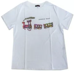 【中古】Tシャツ(男性アイドル) painted by Fukase シャツ ホワイト Mサイズ 「SEKAI NO OWARI 野外ツアー2018『INSOMNIA TRAIN』」