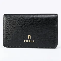 新品 フルラ カードケース 名刺入れ CAMELIA カメリア レディース NERO ブラック WP00408 ARE000 O60001007