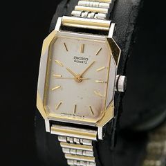 333 稼動 SEIKO 時計 スクエア ヴィンテージ レディース シルバー