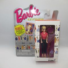 1995 90's Barbie KEYCHAINS keychain key holder figure doll plush toy picnic Barbie