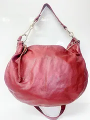 COACH/コーチ　ハンドバッグ　ワンショルダーバッグ　2Way　レザー　ホーボー　ワインレッド　SH173