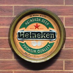 Heineken ハイネケン パブミラー ヴィンテージ 鏡 BAR ガレージ雑貨