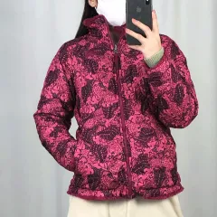 THE NORTH FACE(ザノースフェイス) リバーシブル ピンク フリース ジャケット L ( 14 ー 16 ) 250123