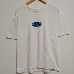 90s USA製　グラフィックt 半袖　tシャツ ホワイト　Lサイズ メンズ　古着　ストリート　ロゴ