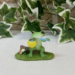 カエル コポー 置物 紫陽花 - メルカリ