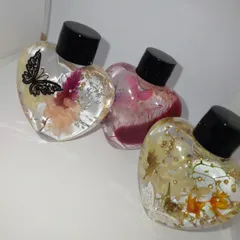 ハーバリウム♡ミニボトル♡ハート型♡