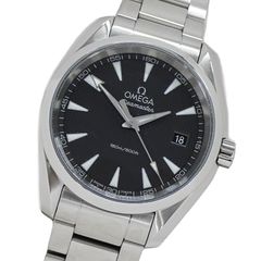 オメガ OMEGA シーマスター アクアテラ 231.10.39.60.06.001 時計 メンズ ブランド デイト 150m クオーツ QZ ステンレス SS シルバー グレー 磨き済み【中古】