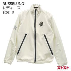 ゴルフ ラッセルノ メッシュ パーカー ジャケット ダブルジップ 1 ホワイト