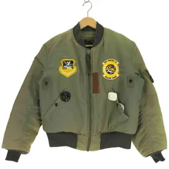 バズリクソンズ BUZZ RICKSONS 90S 最初期 M品番 CROWNジップ U.S.AIR FORCE アメリカ空軍 星条旗 エンブレム ワッペン フライトジャケット MA-1 メンズ JPN：M 