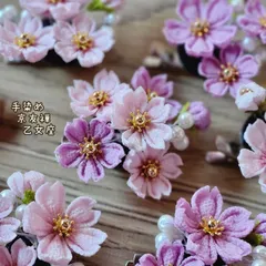 ＊桜のコサージュ＊ハンドメイド つまみ細工 卒業式 入学式