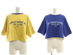 セントジョンズサードクラブ 24SS MAC MURRAY Tシャツ カットソー クロップド丈 リバーシブル 黄色 青 /MI ■OS ■SH レディース セントジョンズサードクラブ St.Johns 3rd club 24SS MAC MURRAY