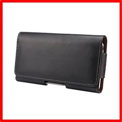 【セール中】 5.5インチ Toprime ベルトケース 横型 本革 スマホポーチ U字型クリップ ループ カジュアル シンプル iphone8 iphone7