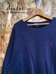 Polo by Ralph Lauren/ポロ ラルフローレン ヴィンテージスウェット 90s ワンポイントロゴ刺繍