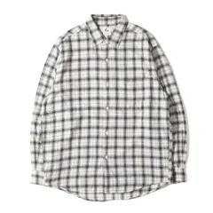 【美品】UNITED ARROWS ユナイテッドアローズ シャツ サイズ:M / 23AW チェック ソフト フランネル シャツ / ONE BEAUTY＆YOUTH / アイボリー ブラック ブラウン ブルー / 日本製【メンズ】【中古】