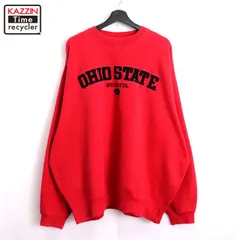 00s NIKE センタースウォッシュ オハイオ OHIO カレッジ スウェット トレーナー メンズ 表記XLサイズ