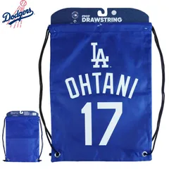 大谷翔平 ナップサック クリックポスト対応可 FOCO MLB 公式アイテム DRAWSTRING NAPSACK LOS ANGELES DODGERS ドジャース 男女兼用 ジムサック ワークアウト メンズ レディース 青 白 スポーツ ロゴ 野球のサムネイル