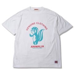 【2025SUMMER】ANIMALIA アニマリア 5.6 oz S/S T-Shirts - KSKUN - TEE (WHITE) 半袖 Tシャツ