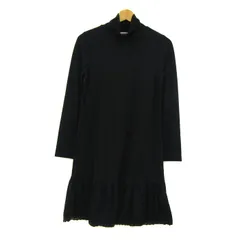 ホコモモラ ワンピース トップス 長袖 チュニック ハイネック レディース 40サイズ ブラック Jocomomola 【中古】