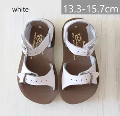 【新品・未使用】saltwater（ソルトウォーター）surfer white   size5-8（13.3-15.7cm） 靴 キッズ サンダル